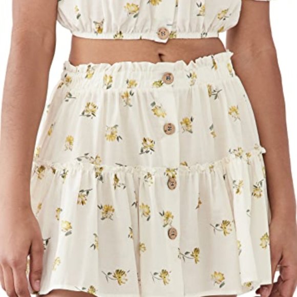 NWT Eberjey off shoulder top and skirt set - Picture 3 of 4